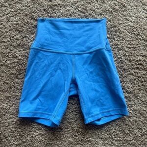 Lululemon Align High-Rise Short 6" size 2 blue high rise